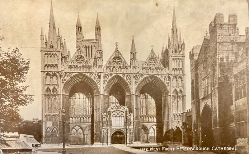 Peterborough Cathedral. Click for full size. Peterborough Cathedral image. Click for full size.
