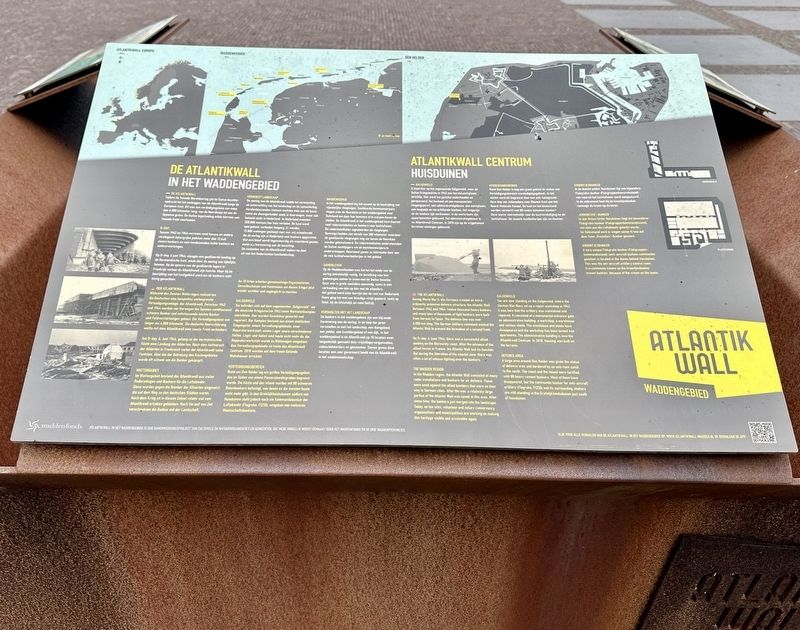 De Atlantikwall / Der Atlantikwall / The Atlantikwall Marker. Click for full size. De Atlantikwall / Der Atlantikwall / The Atlantikwall Marker image. Click for full size.