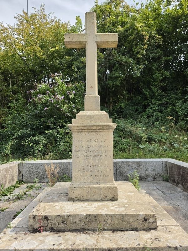 To Lieutenant Conrad Bochard Marker. Click for full size. To Lieutenant Conrad Bochard Marker image. Click for full size.