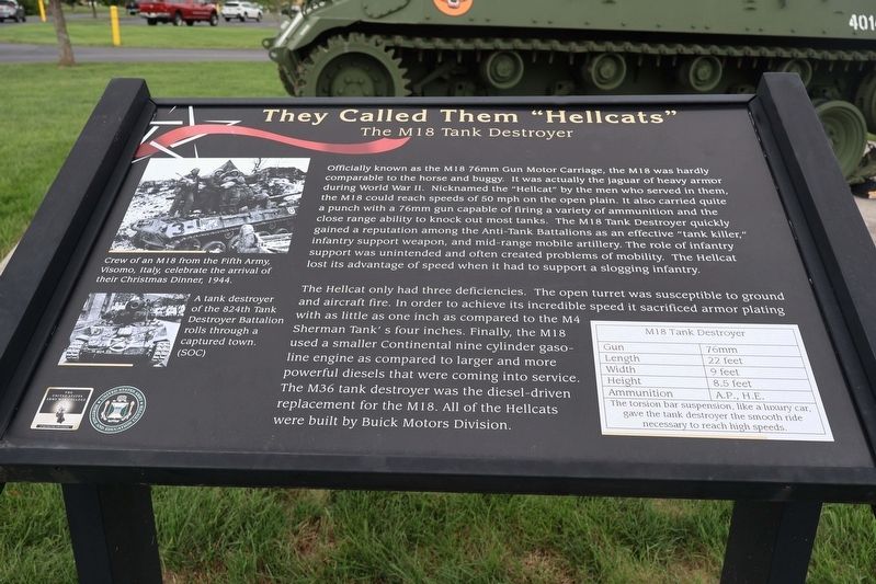 They Called Them "Hellcats" Marker. Click for full size. They Called Them "Hellcats" Marker image. Click for full size.