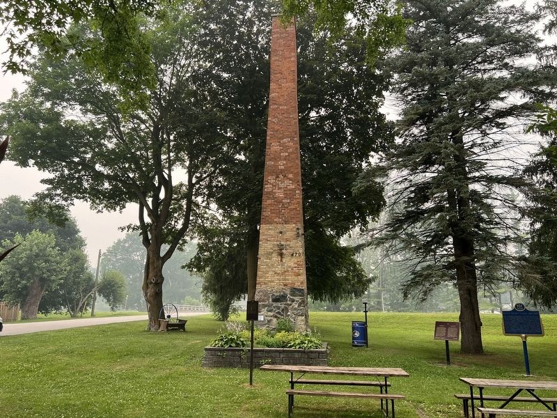 The Foundry Chimney Marker. Click for full size. The Foundry Chimney Marker image. Click for full size.