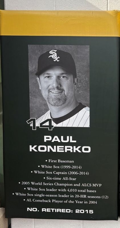 Paul Konerko Marker. Click for full size. Paul Konerko Marker image. Click for full size.