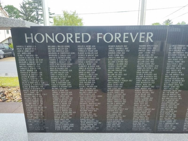 Heroes Wall Marker. Click for full size. Heroes Wall Marker image. Click for full size.