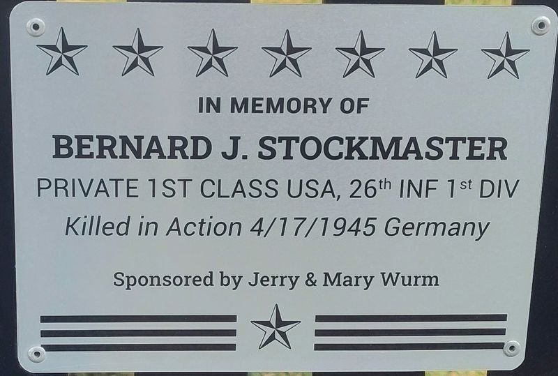 New Washington Veterans Memorial Park Marker image. Click for full size.