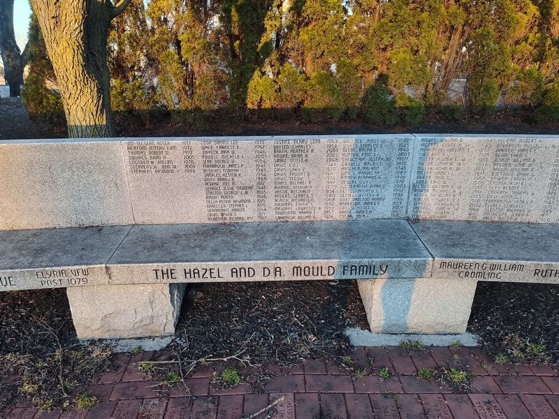 Eaton Township Veterans Memorial. Click for full size. Eaton Township Veterans Memorial image. Click for full size.