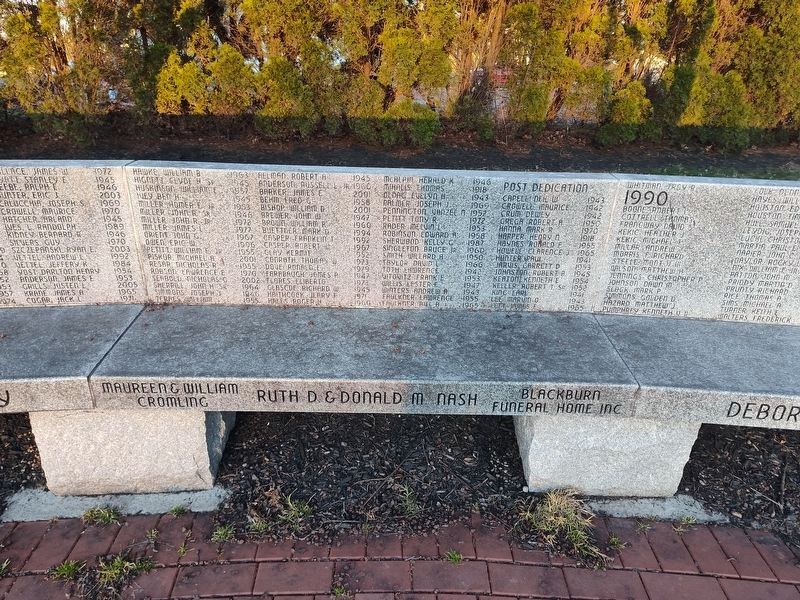 Eaton Township Veterans Memorial. Click for full size. Eaton Township Veterans Memorial image. Click for full size.