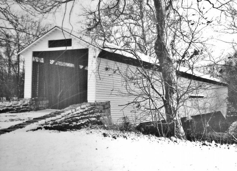 Marker detail: Union Covered Bridge. Click for full size. Marker detail: Union Covered Bridge image. Click for full size.