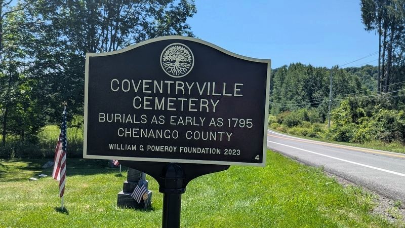 Coventryville Cemetery Marker. Click for full size. Coventryville Cemetery Marker image. Click for full size.