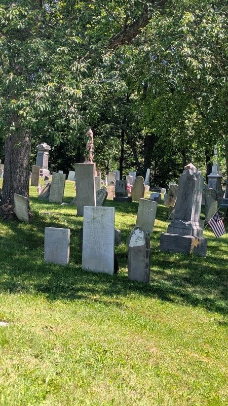 Coventryville Cemetery Marker wide view. Click for full size. Coventryville Cemetery Marker wide view image. Click for full size.