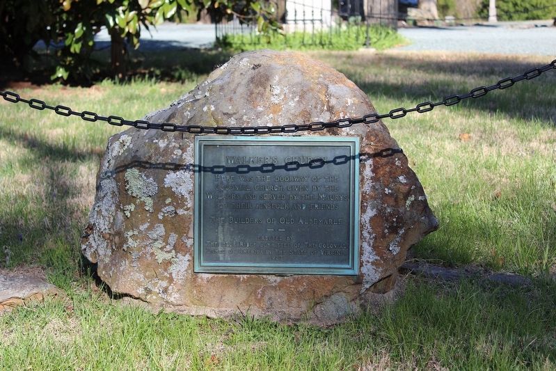 Walker's Church Marker. Click for full size. Walker's Church Marker image. Click for full size.