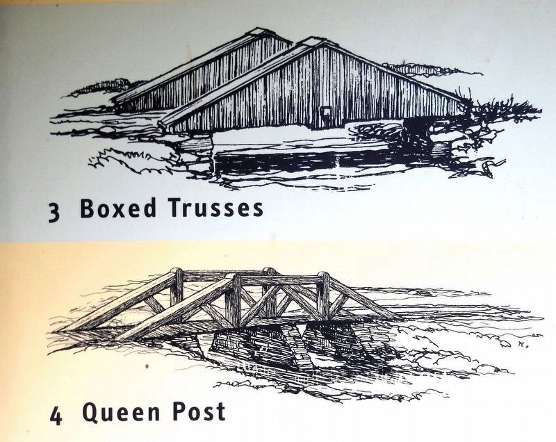 Marker detail: Boxed Trusses & Queen Post. Click for full size. Marker detail: Boxed Trusses & Queen Post image. Click for full size.