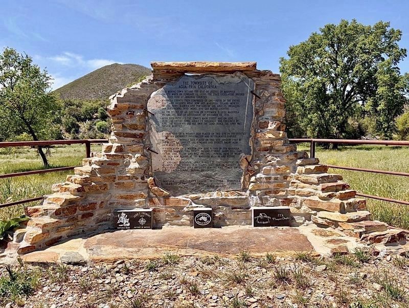 Townsite of Agua Fria Marker. Click for full size. Townsite of Agua Fria Marker image. Click for full size.