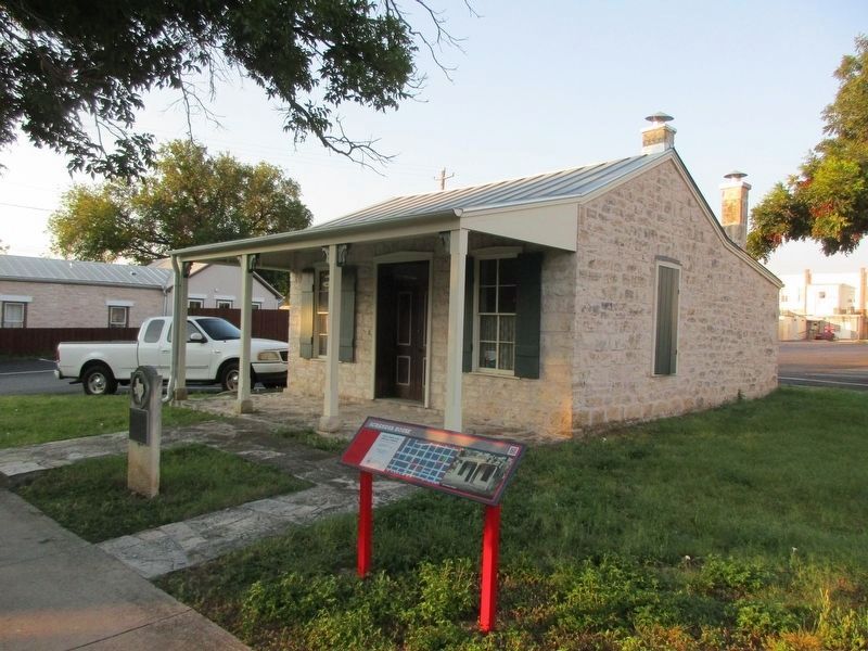 Pioneer Schandua House and marker. Click for full size. Pioneer Schandua House and marker image. Click for full size.