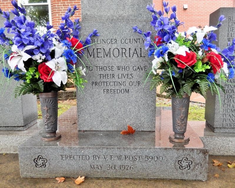 Bollinger County Memorial. Click for full size. Bollinger County Memorial image. Click for full size.