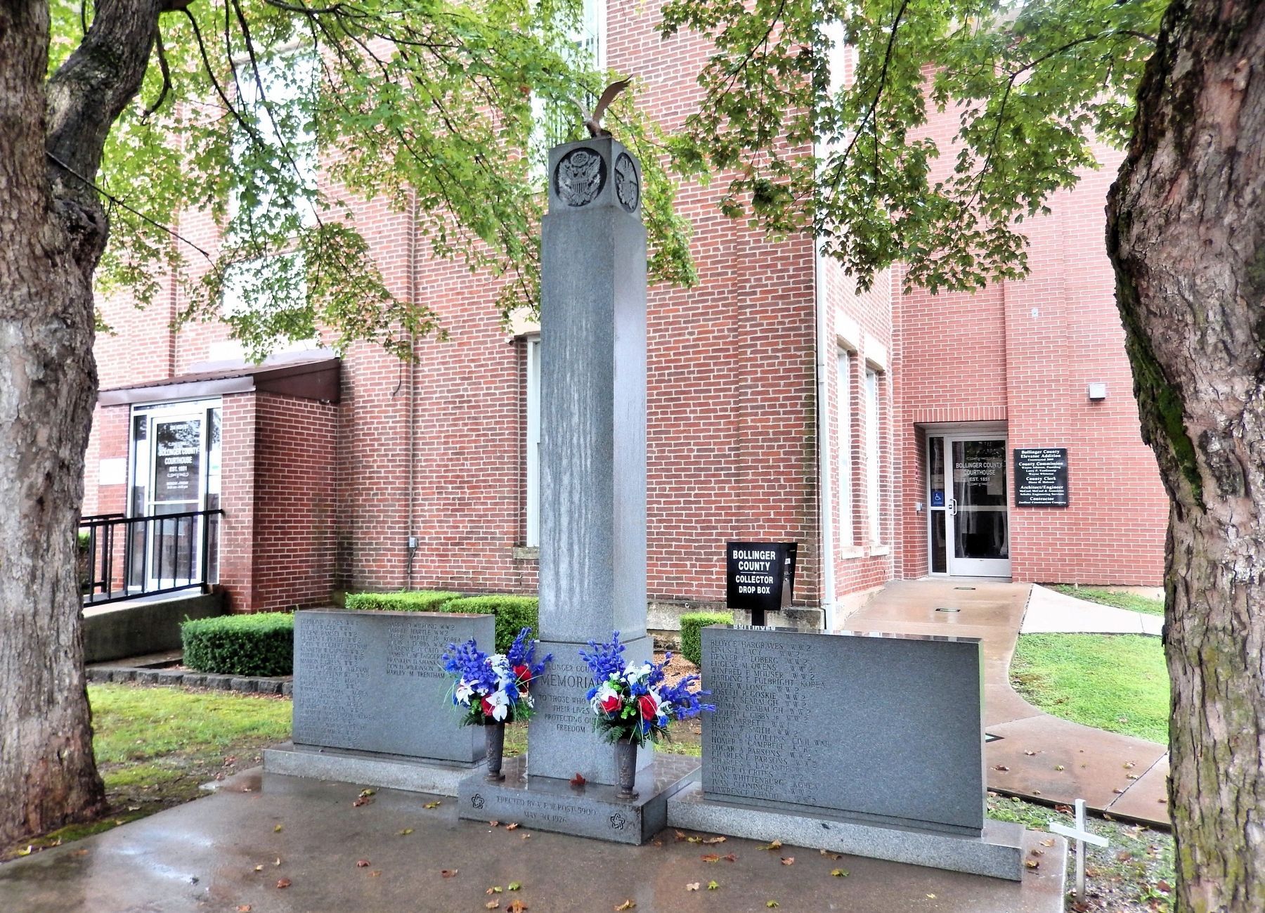 Bollinger County Memorial. Click for full size. Bollinger County Memorial image. Click for full size.