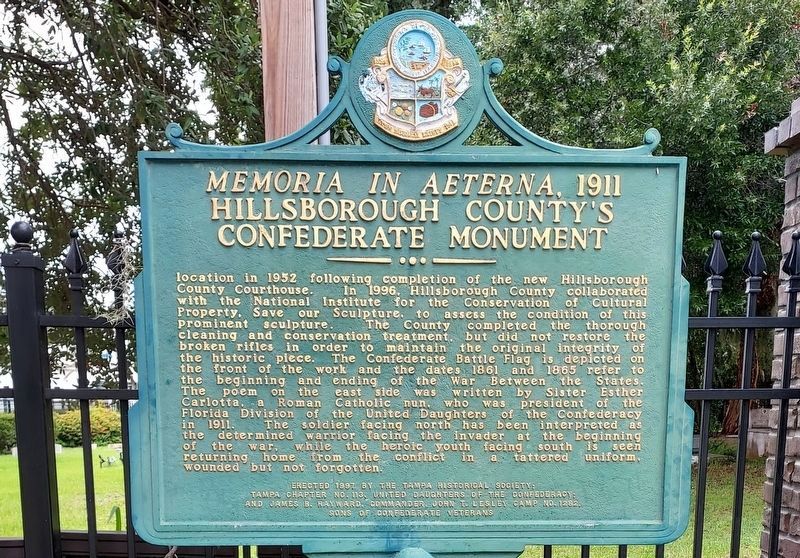 <i>Memoria In Aeterna,</i> 1911 Marker. Click for full size. <i>Memoria In Aeterna,</i> 1911 Marker image. Click for full size.