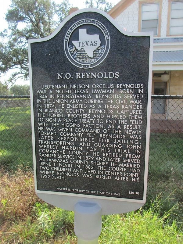 N.O. Reynolds Marker. Click for full size. N.O. Reynolds Marker image. Click for full size.