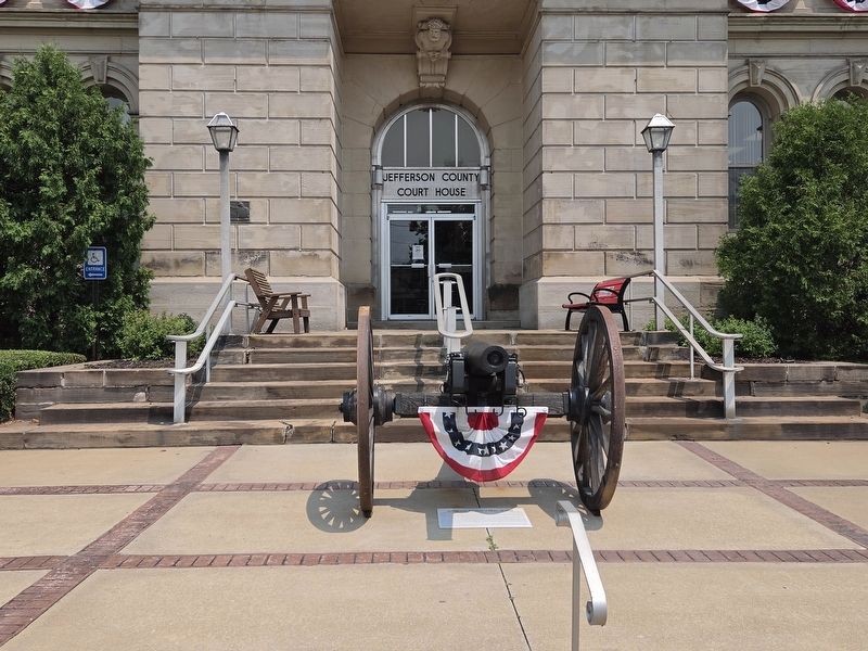 Jefferson County's Man of War Marker. Click for full size. Jefferson County's Man of War Marker image. Click for full size.