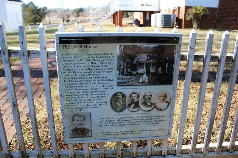 The Isbell House Marker. Click for full size. The Isbell House Marker image. Click for full size.