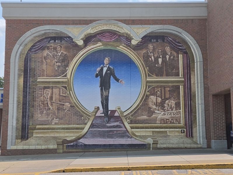 Dean Martin Mural located at the Kroger building off Stanton Blvd. Click for full size. Dean Martin Mural located at the Kroger building off Stanton Blvd image. Click for full size.