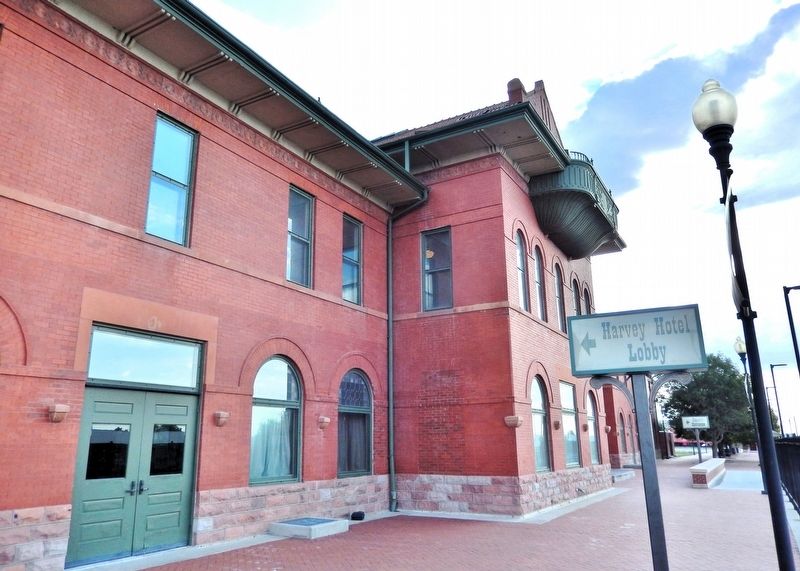 Historic Santa Fe Depot (<i>southwest elevation</i>). Click for full size. Historic Santa Fe Depot (<i>southwest elevation</i>) image. Click for full size.
