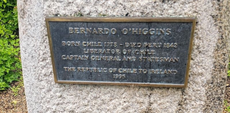 Bernardo O'Higgins Marker. Click for full size. Bernardo O'Higgins Marker image. Click for full size.