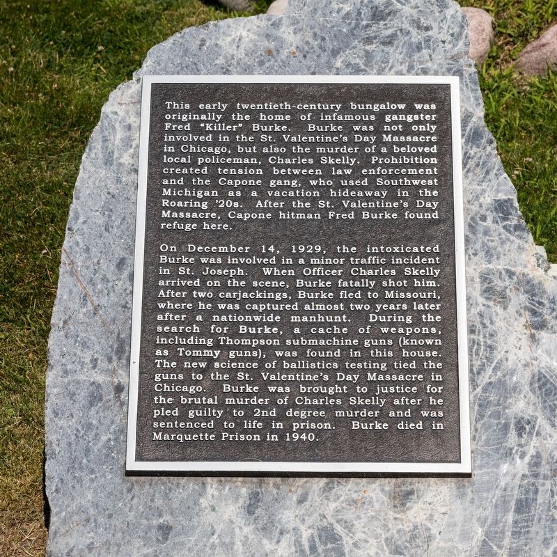 Home of Fred �Killer� Burke Marker image. Click for full size.