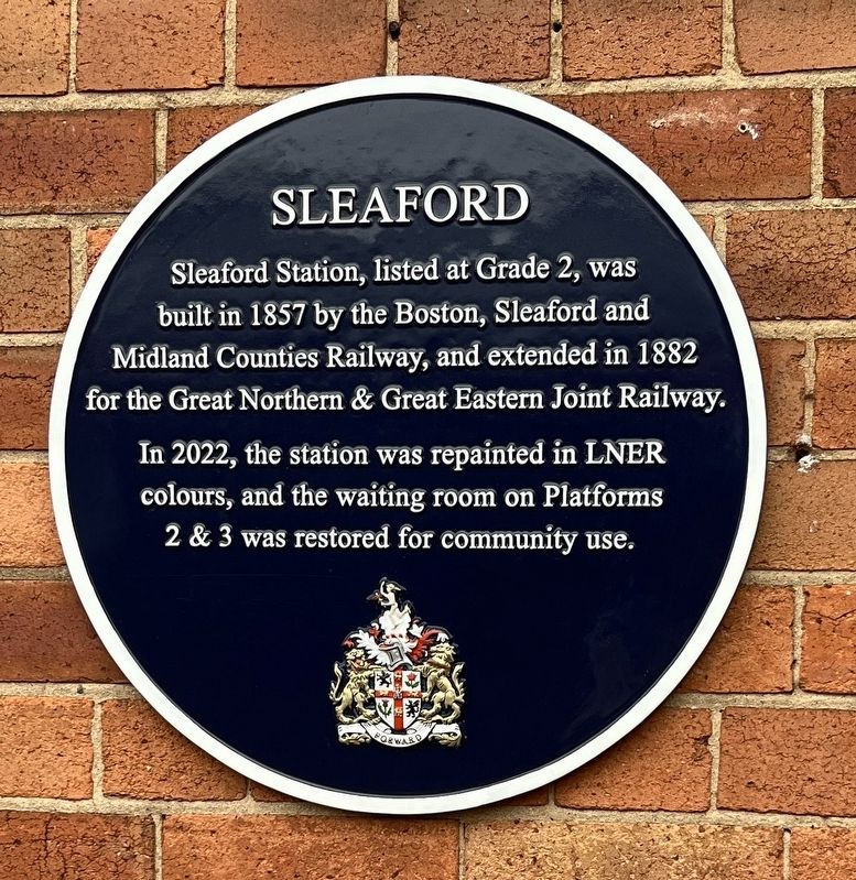 Sleaford Marker. Click for full size. Sleaford Marker image. Click for full size.