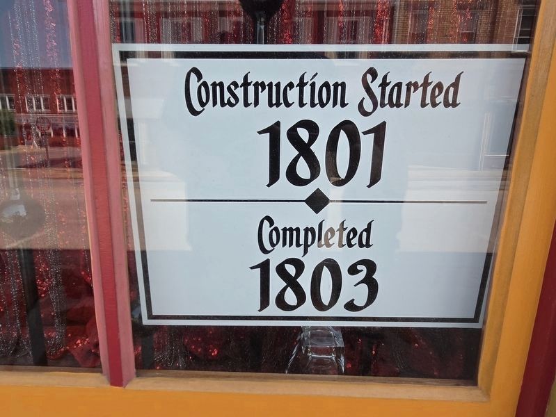 Construction/ Completed sign in the window. Click for full size. Construction/ Completed sign in the window image. Click for full size.