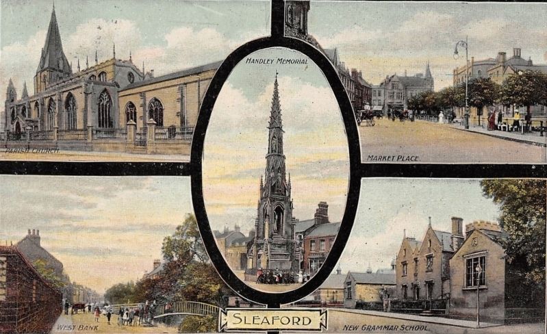 Sleaford general views postcard. Click for full size. Sleaford general views postcard image. Click for full size.