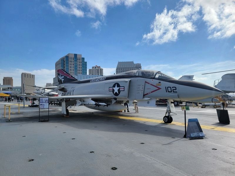 F-4 Phantom II Fighter and Marker. Click for full size. F-4 Phantom II Fighter and Marker image. Click for full size.