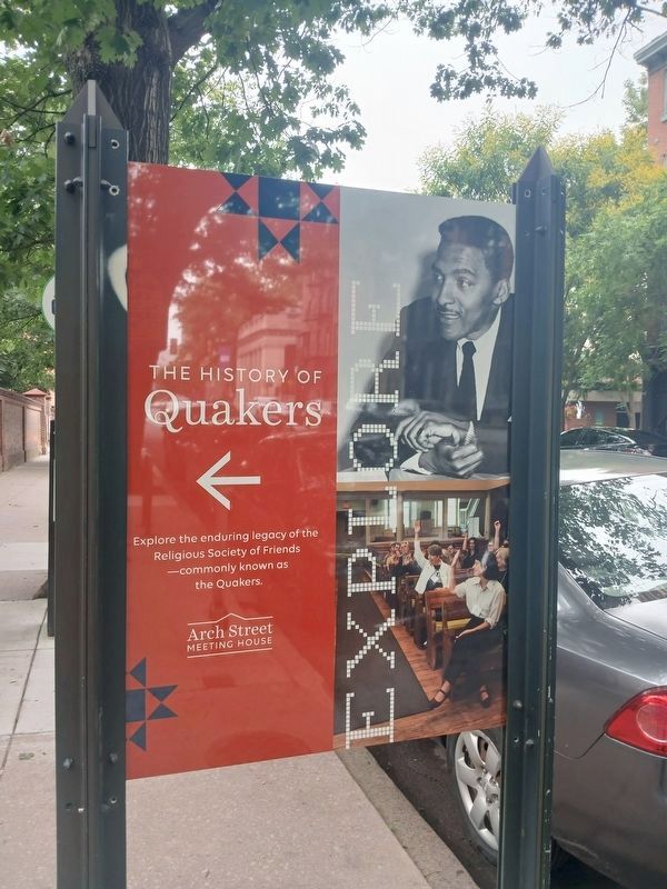 New sign replacing Arch Street Friends Marker, June 2026. Click for full size. New sign replacing Arch Street Friends Marker, June 2026 image. Click for full size.