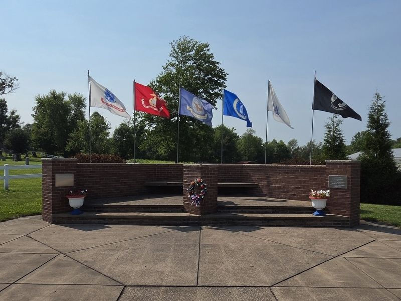 Full view Veterans Memorial. Click for full size. Full view Veterans Memorial image. Click for full size.