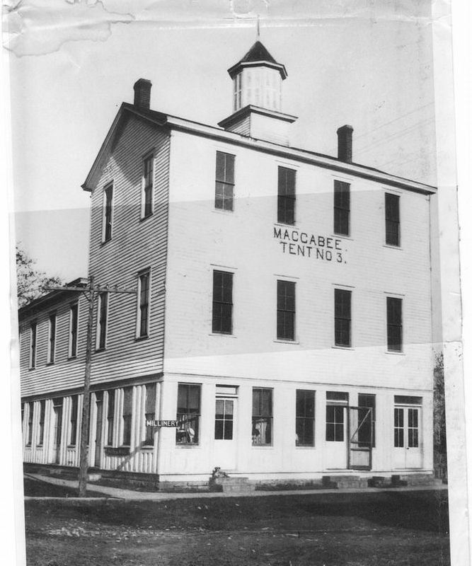 Photo of Maccabee Hall from the Mt. Washington Historical Society. Click for full size. Photo of Maccabee Hall from the Mt. Washington Historical Society image. Click for full size.