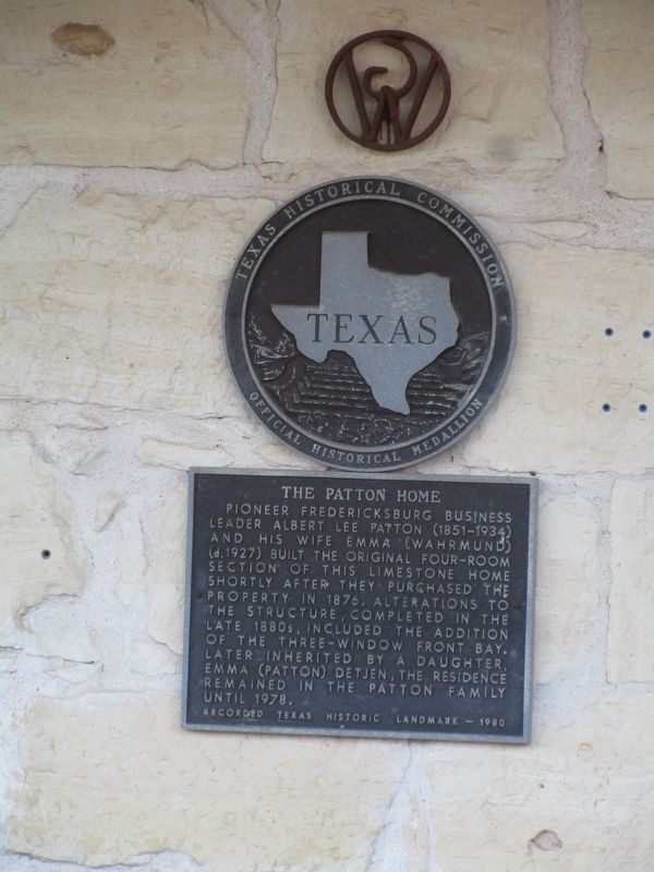 The Patton Home Marker. Click for full size. The Patton Home Marker image. Click for full size.