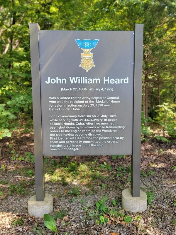 John William Heard Marker. Click for full size. John William Heard Marker image. Click for full size.