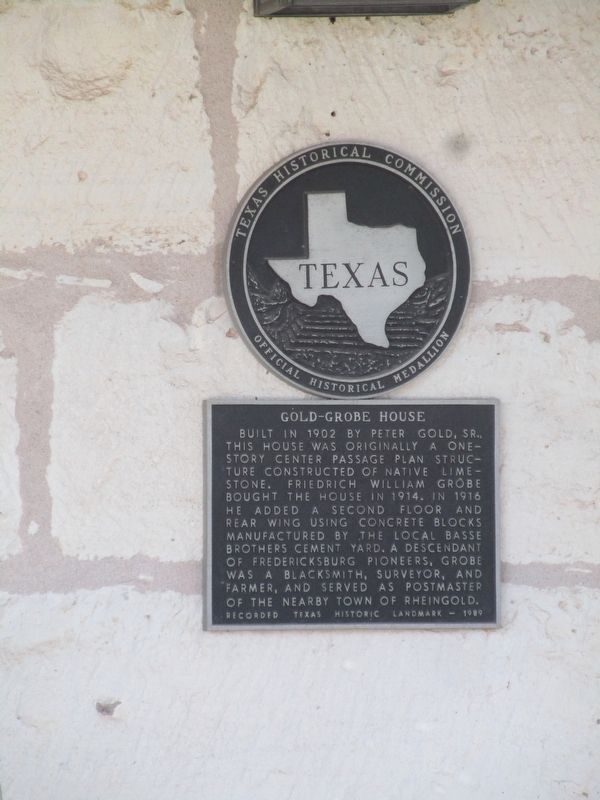 Gold-Grobe House Marker. Click for full size. Gold-Grobe House Marker image. Click for full size.