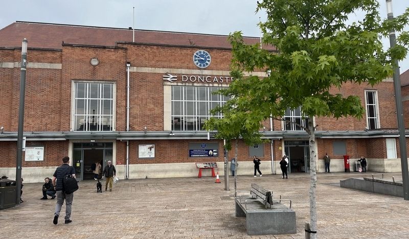 Doncaster Station and Marker image. Click for full size.