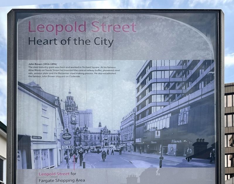 Leopold Street Marker. Click for full size. Leopold Street Marker image. Click for full size.
