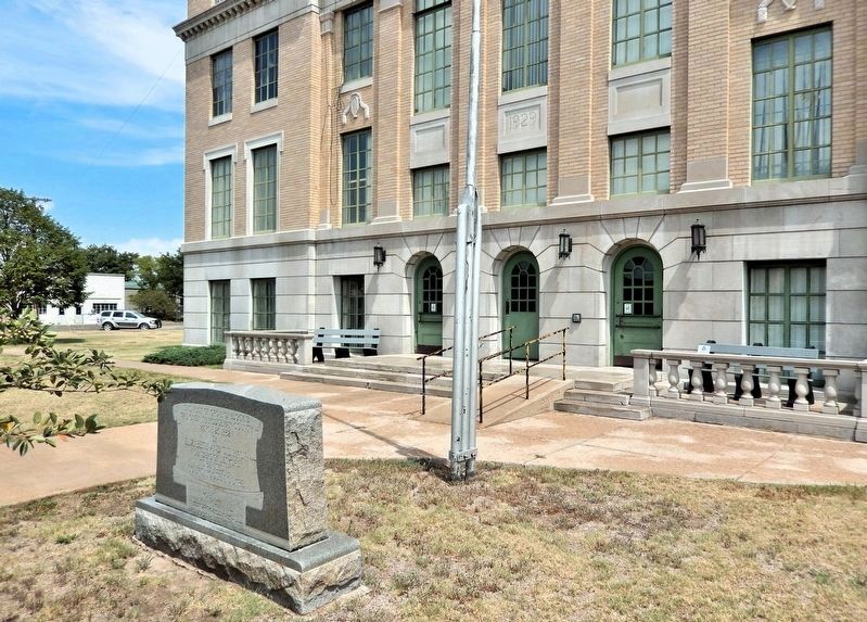 This Plot of Ground, Block 3, Was Given to Hodgeman County Marker image. Click for full size.