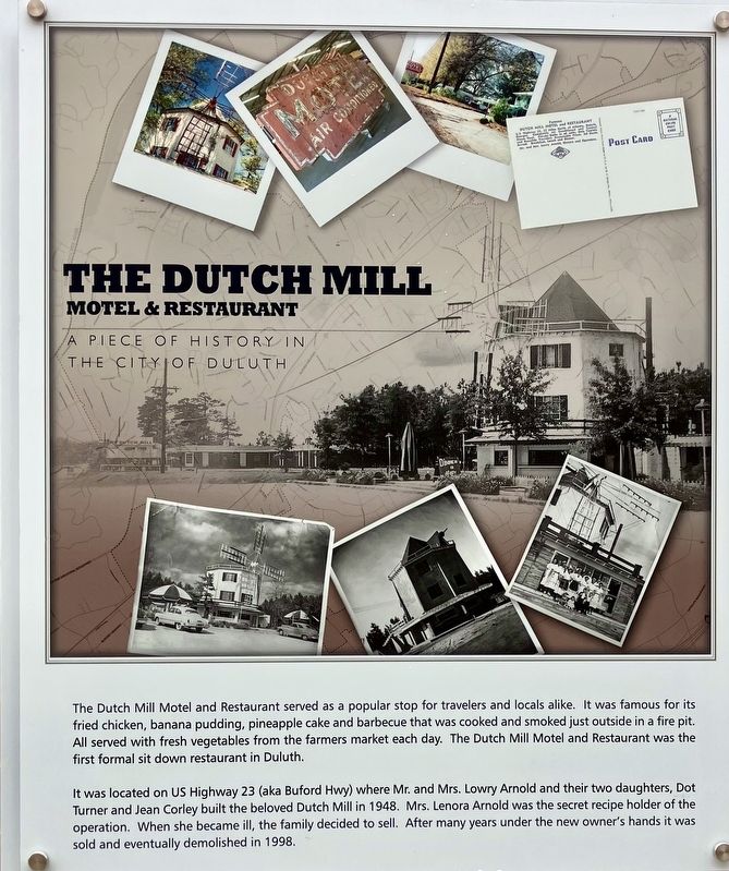 The Dutch Mill Marker. Click for full size. The Dutch Mill Marker image. Click for full size.