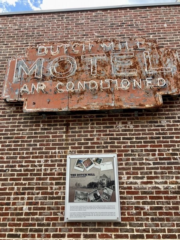 marker with historic neon sign. Click for full size. marker with historic neon sign image. Click for full size.