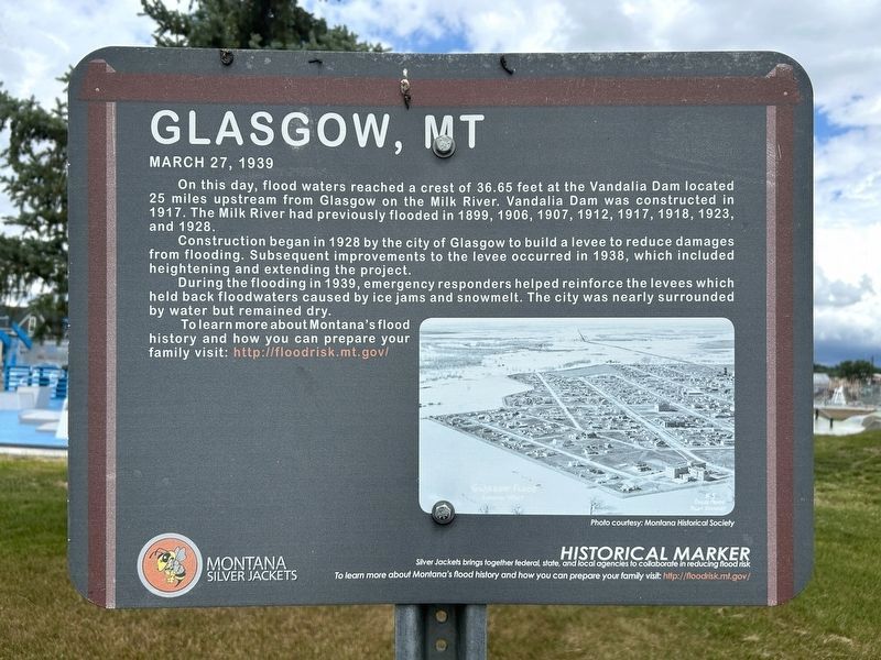 Glasgow, MT Marker. Click for full size. Glasgow, MT Marker image. Click for full size.