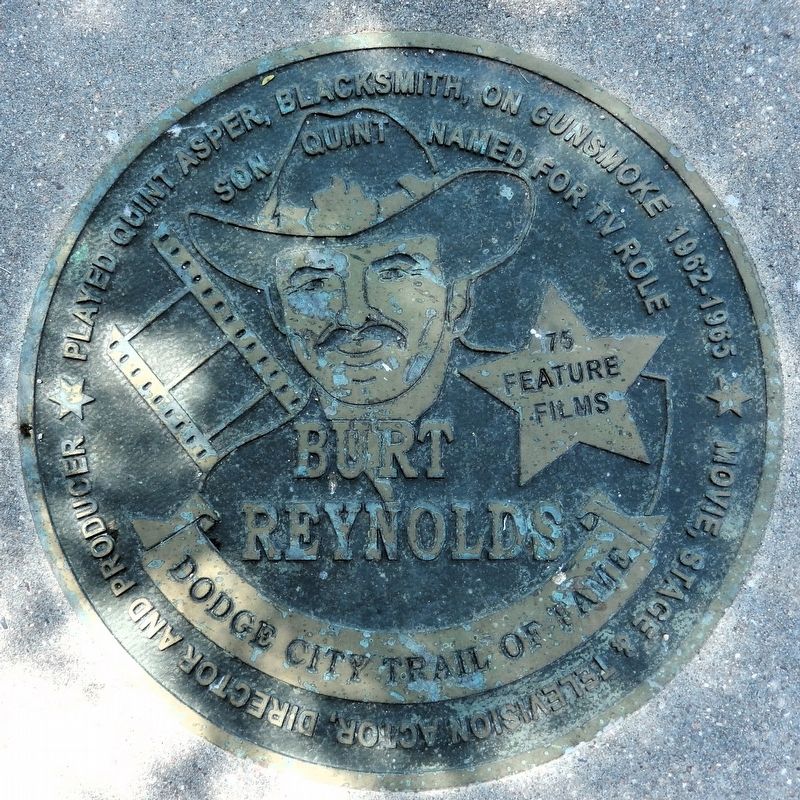 Burt Reynolds Marker. Click for full size. Burt Reynolds Marker image. Click for full size.