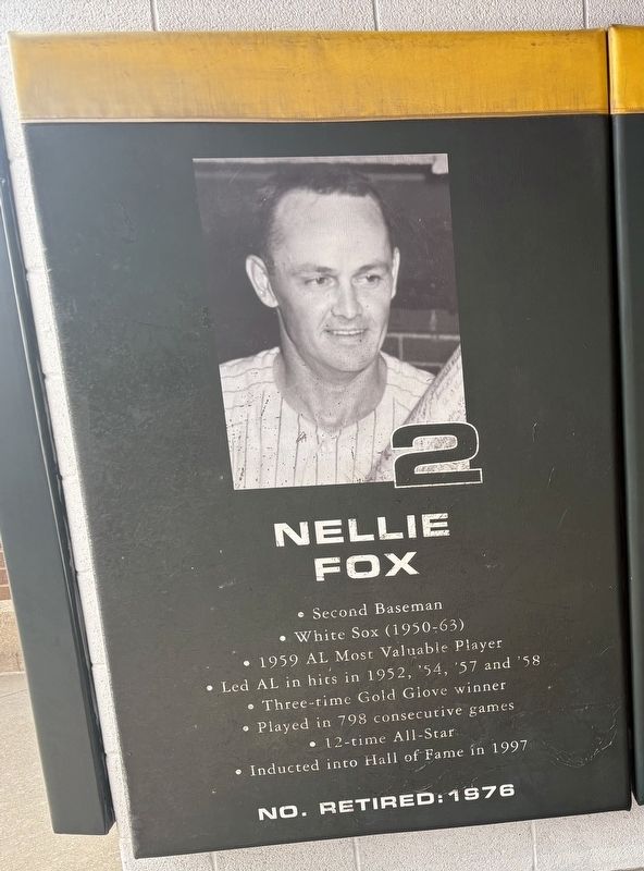 Nellie Fox Marker. Click for full size. Nellie Fox Marker image. Click for full size.