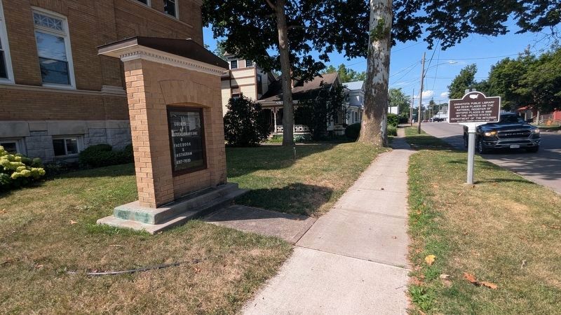 Canastota Public Library Marker image. Click for full size.