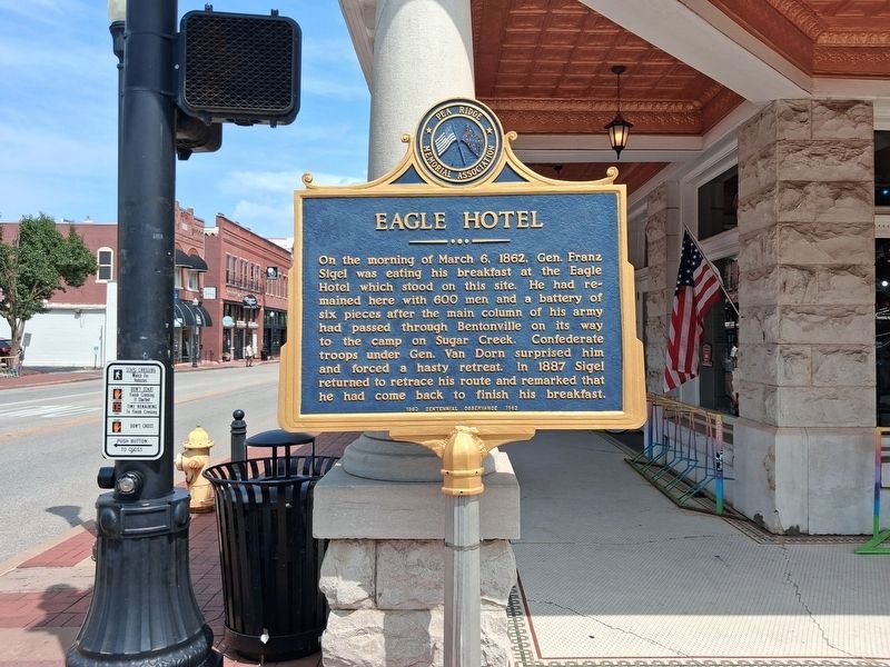 Eagle Hotel Marker. Click for full size. Eagle Hotel Marker image. Click for full size.