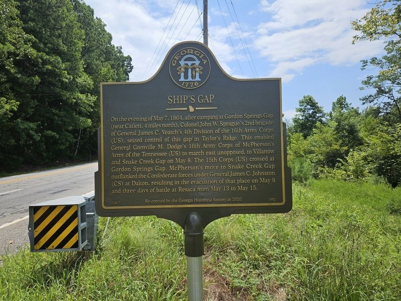Ship's Gap Marker. Click for full size. Ship's Gap Marker image. Click for full size.