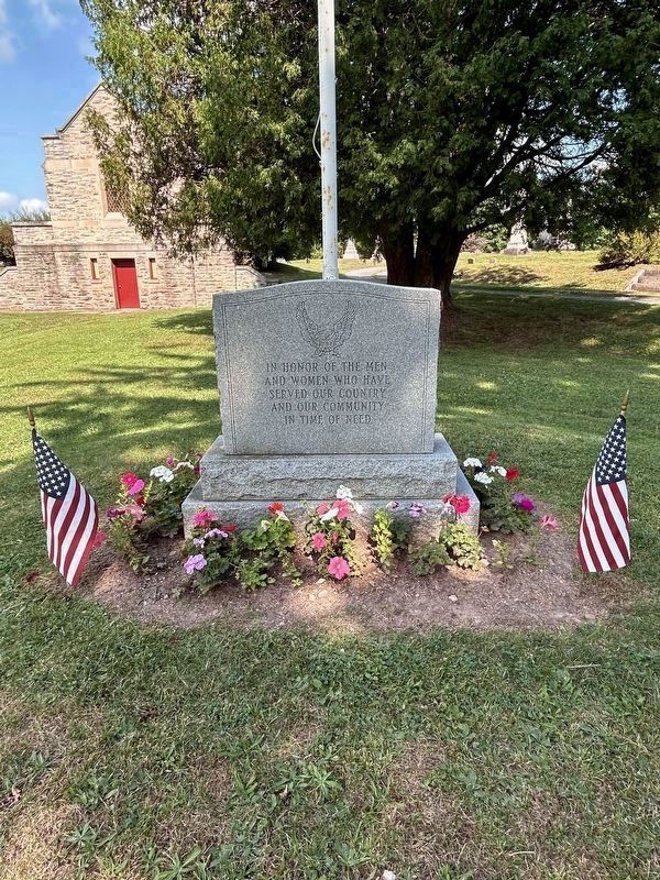 Maple Grove Cemetery Veterans Memorial. Click for full size. Maple Grove Cemetery Veterans Memorial image. Click for full size.