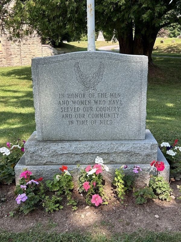 Maple Grove Cemetery Veterans Memorial. Click for full size. Maple Grove Cemetery Veterans Memorial image. Click for full size.